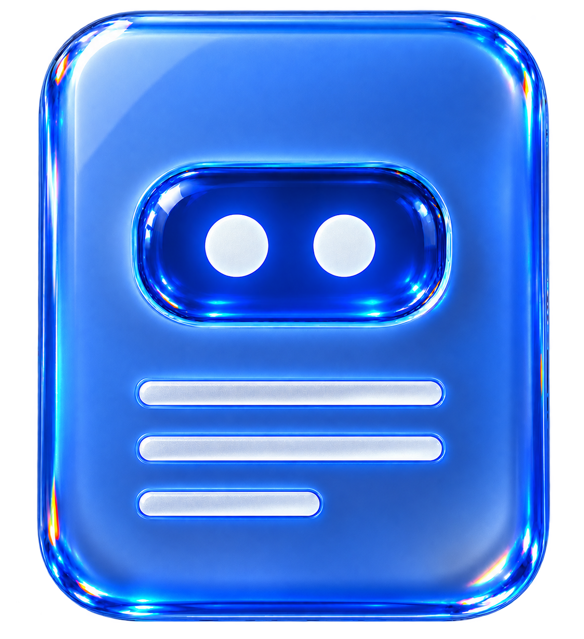 Glass - Circle Eyes logo concept