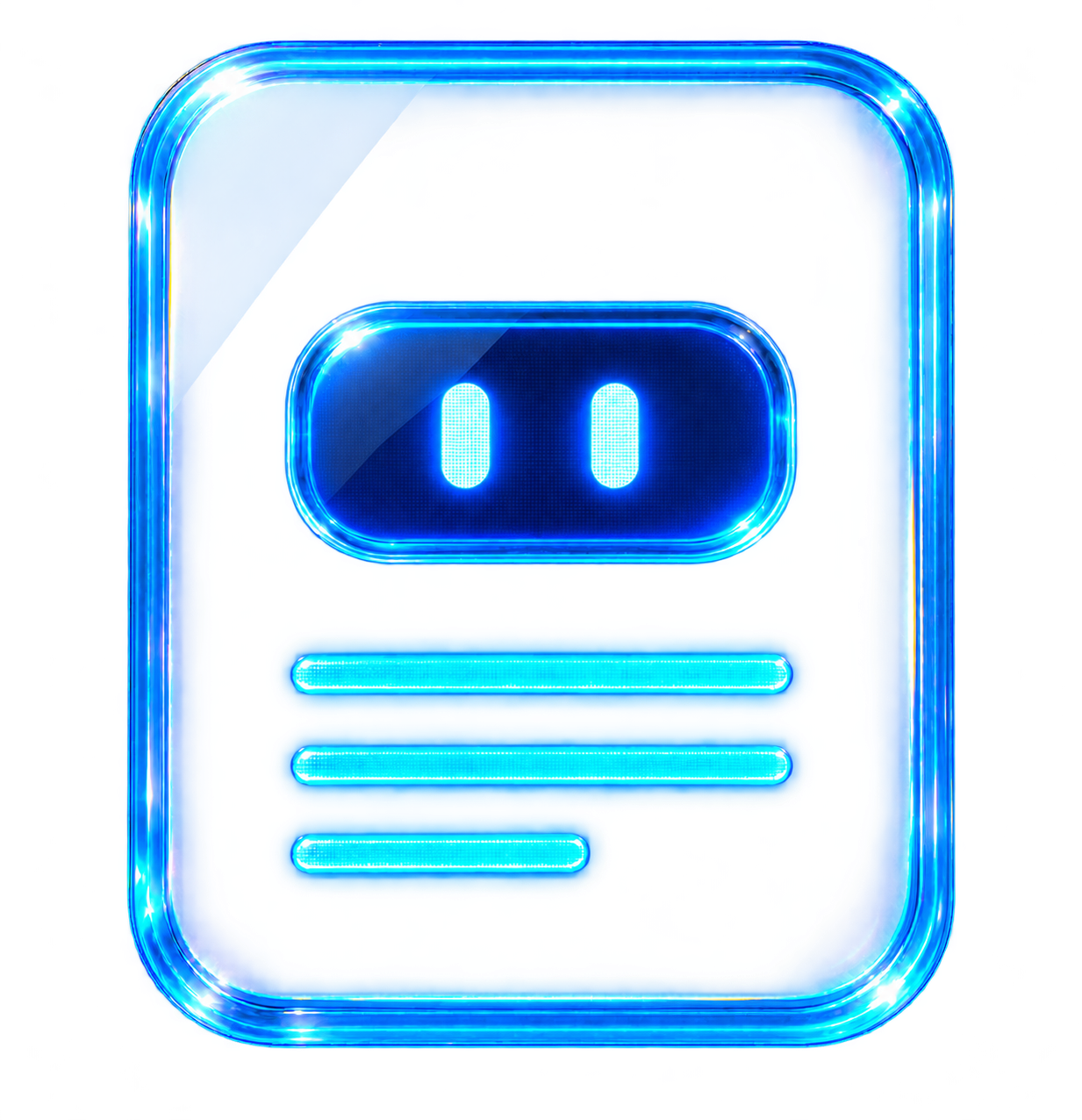 Transparent Futuristic LCD - Original Eyes logo concept