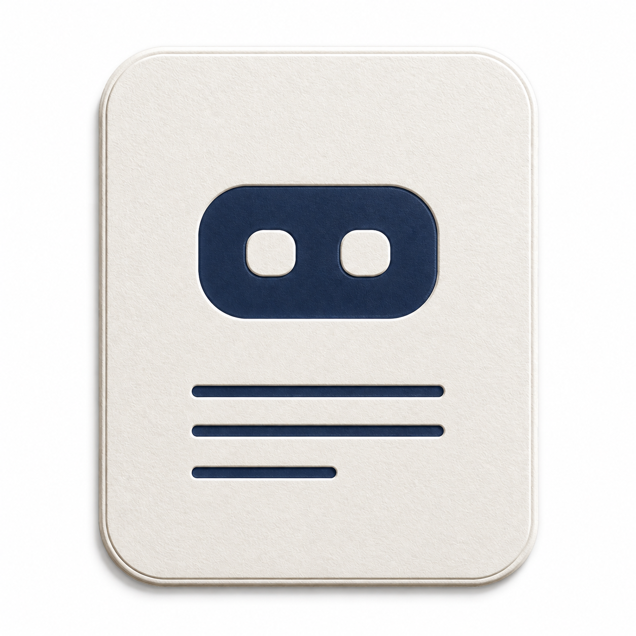 Paper - Soft Corners logo concept