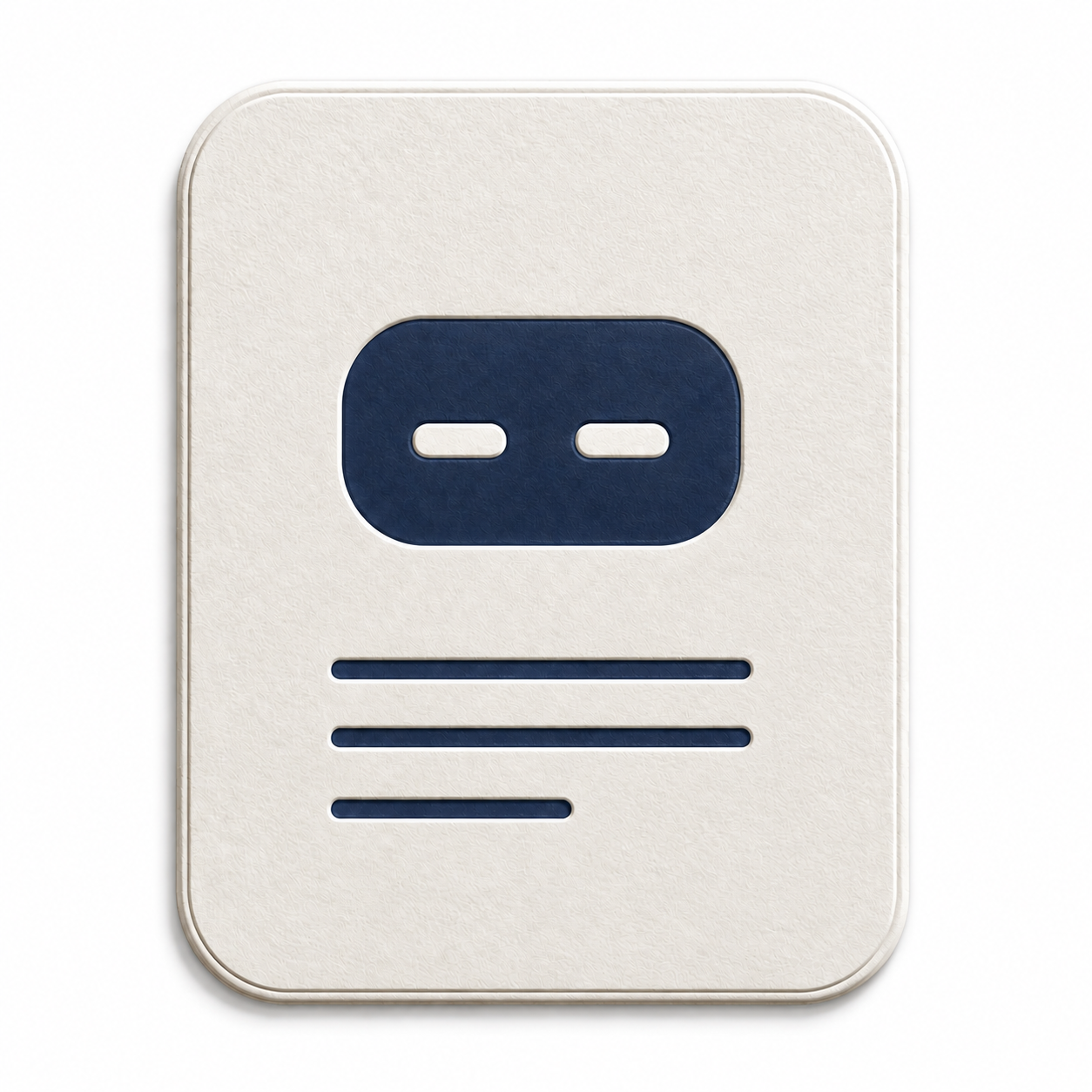 Paper - Squinting Eyes logo concept